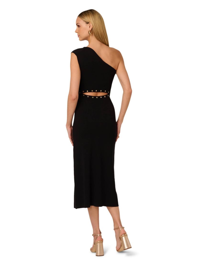 One Shoulder Knit Dress