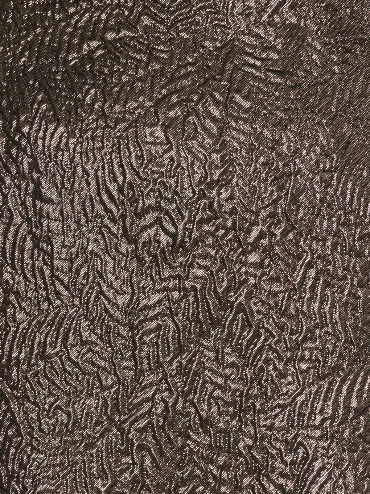 Strapless Metallic Ankle Dress