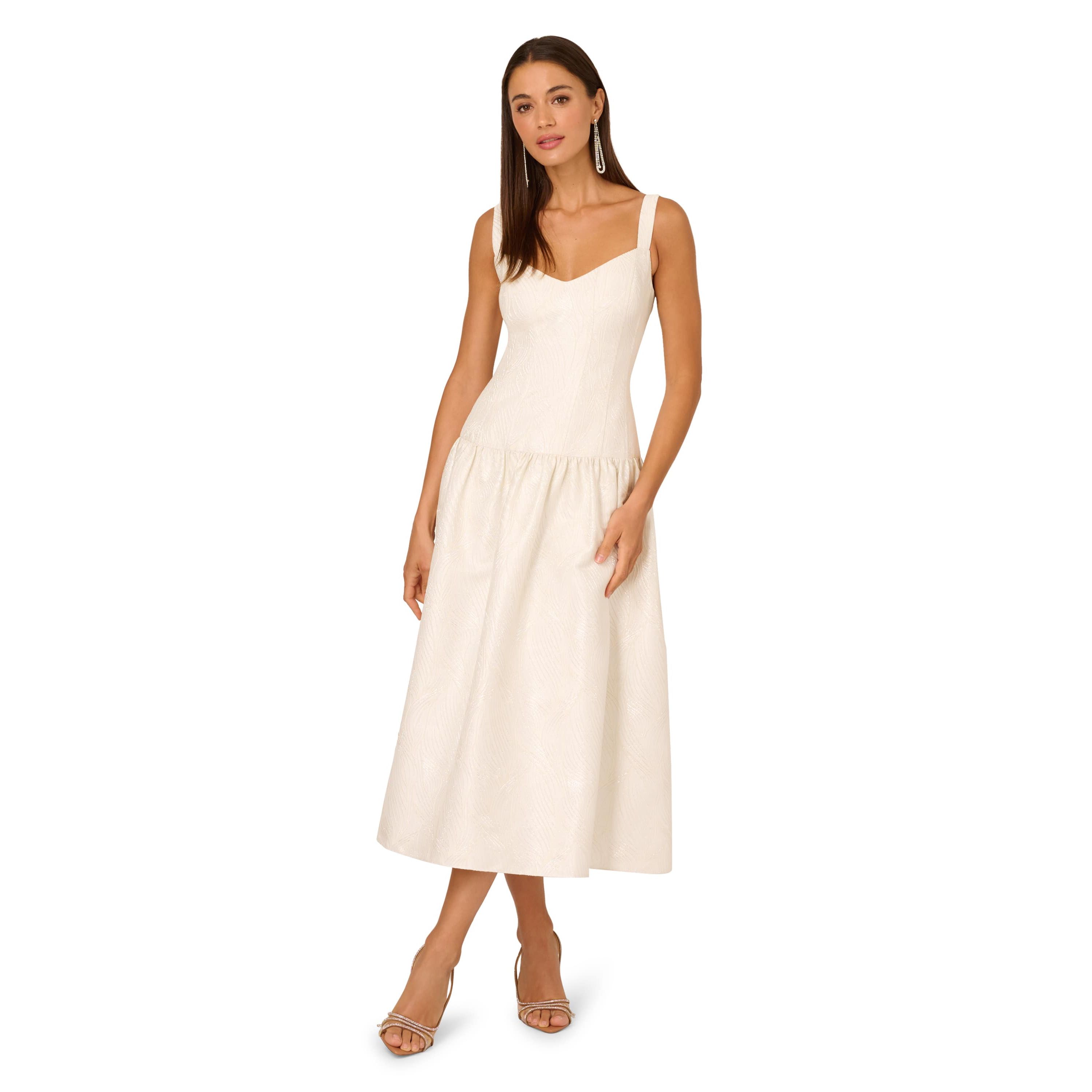 Jacquard Midi Dress