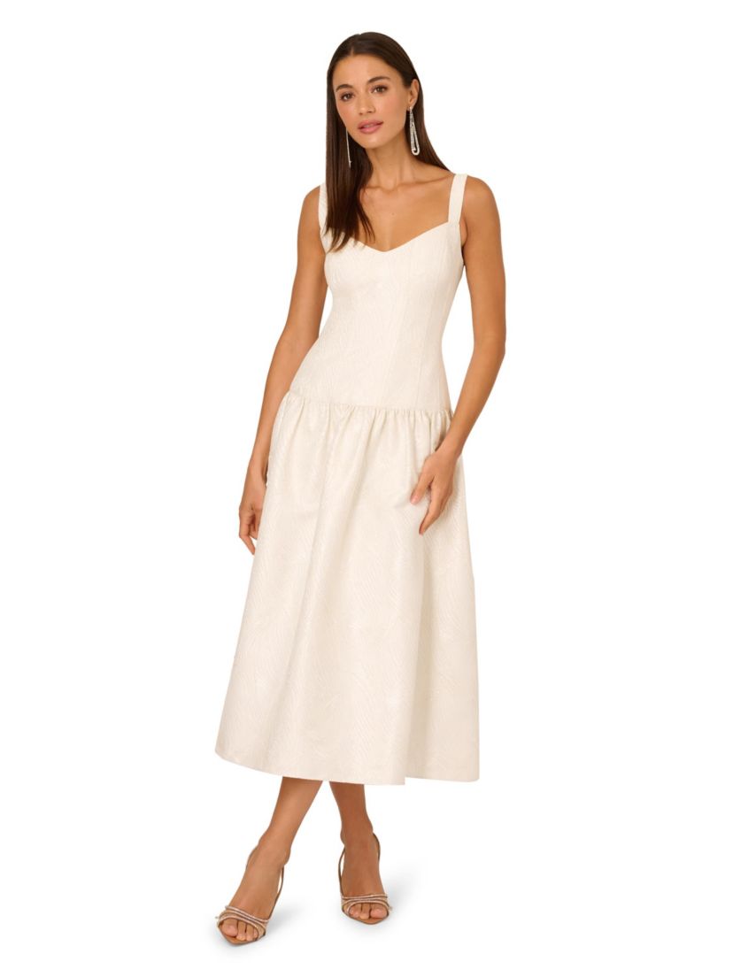 Jacquard Midi Dress