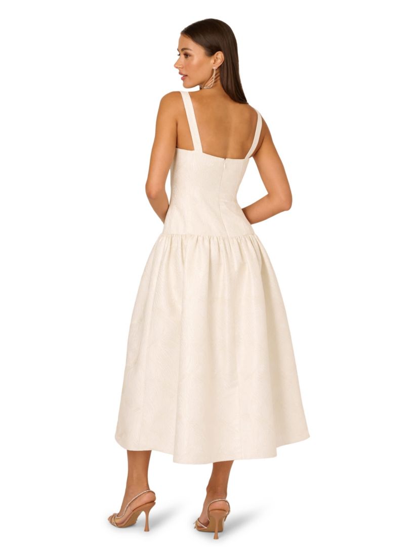 Jacquard Midi Dress