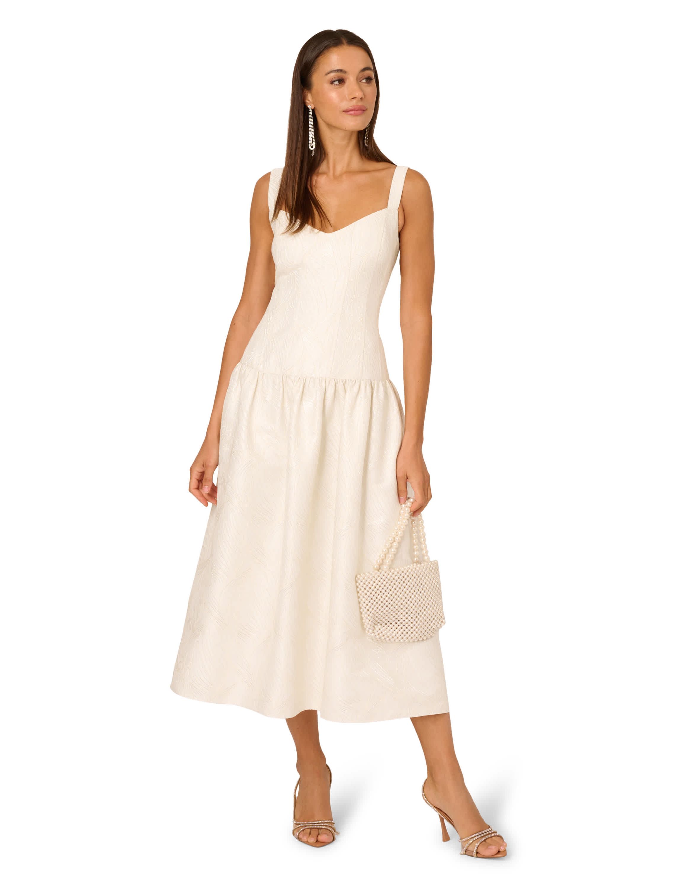 Jacquard Midi Dress
