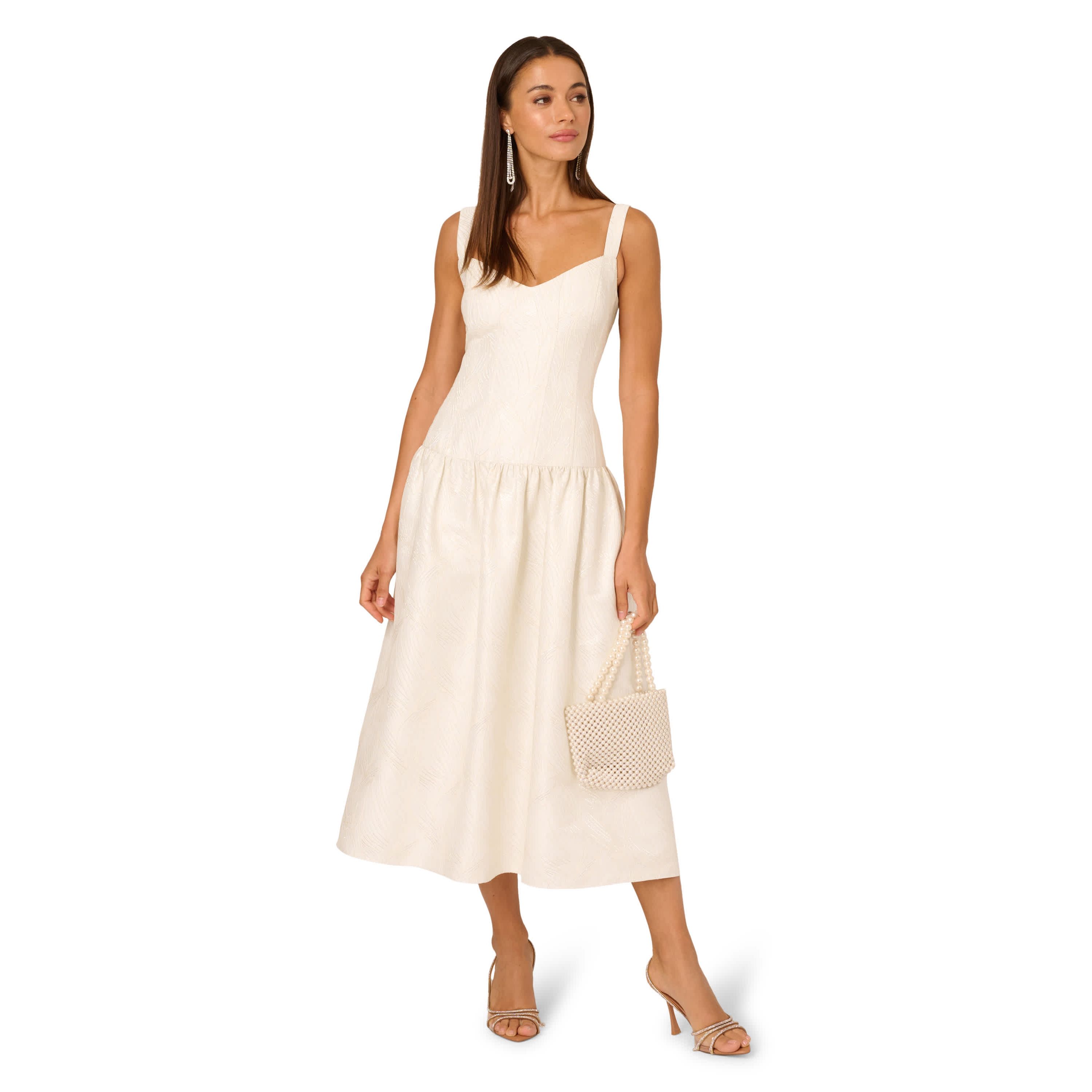 Jacquard Midi Dress