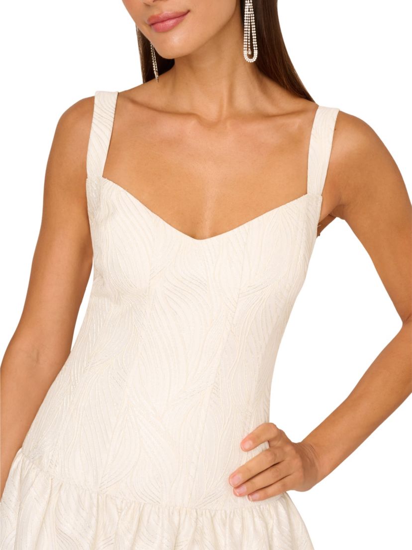 Jacquard Midi Dress