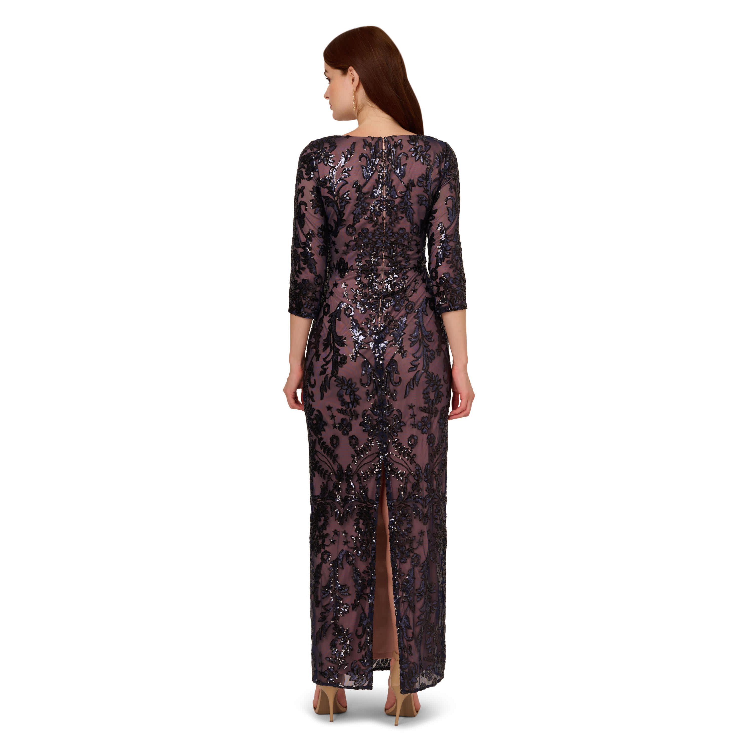 Beaded Long Dress