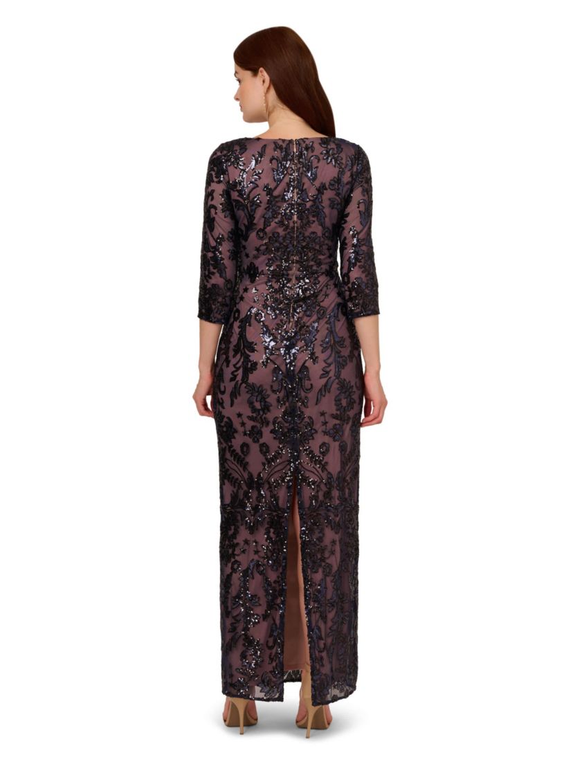 Beaded Long Dress