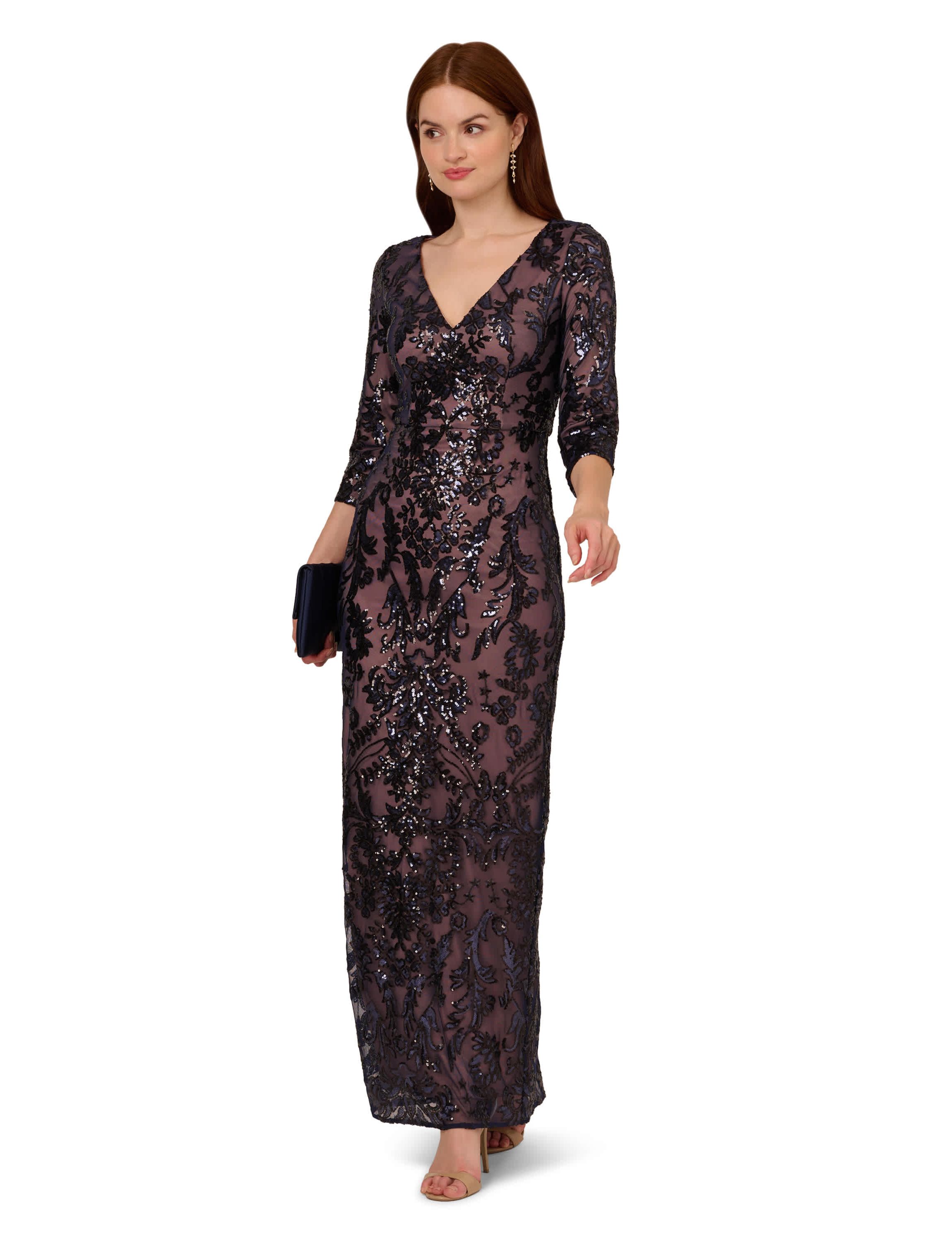 Beaded Long Dress