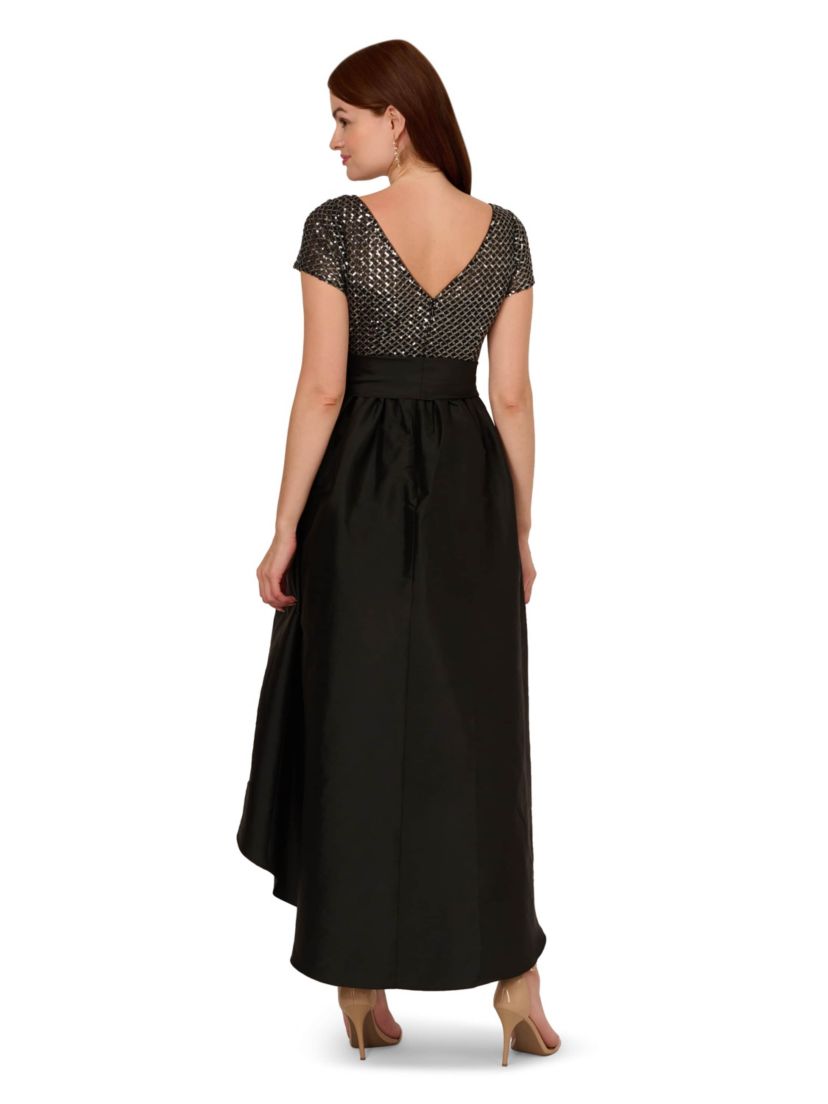 Sequin High-Low Dress