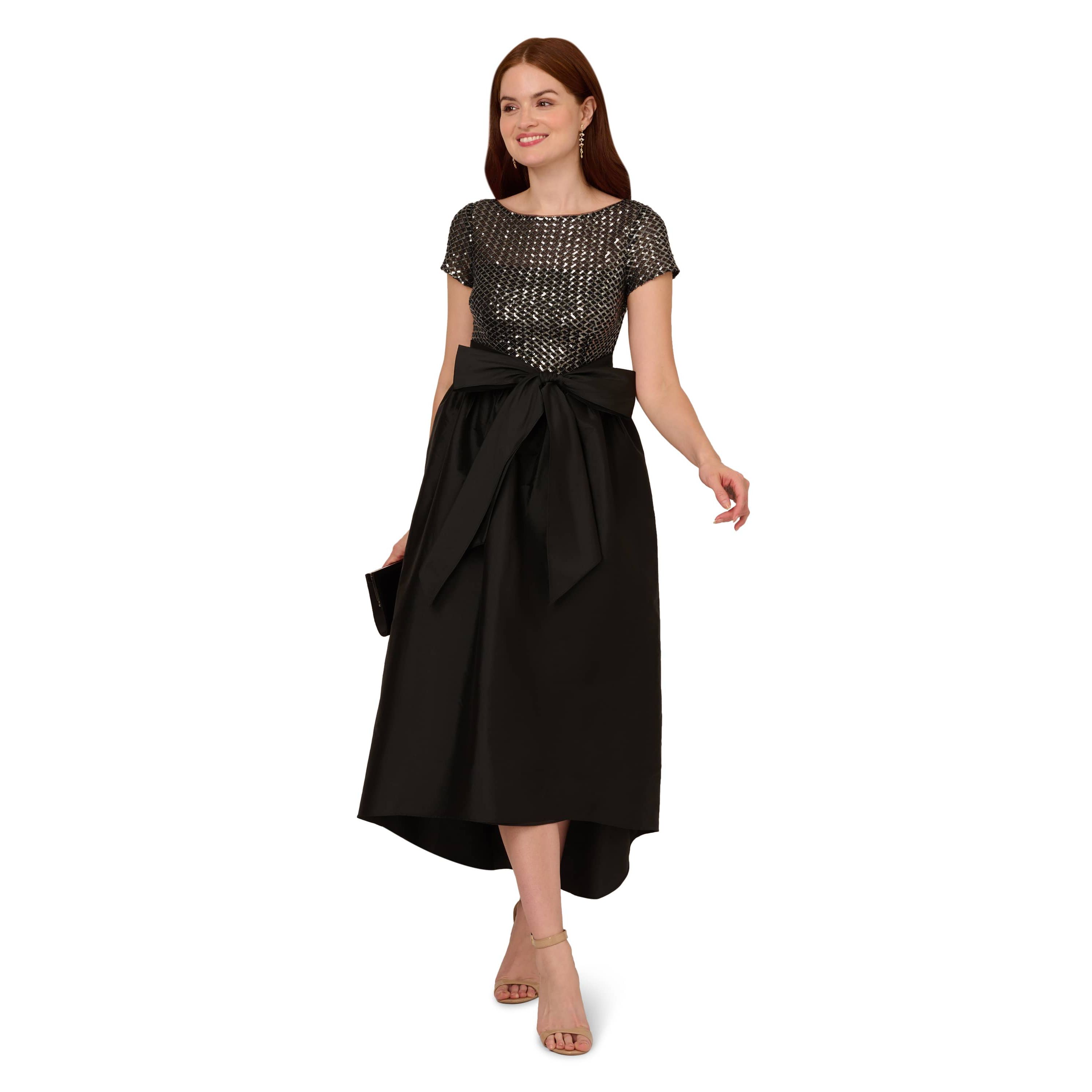 Sequin High-Low Dress