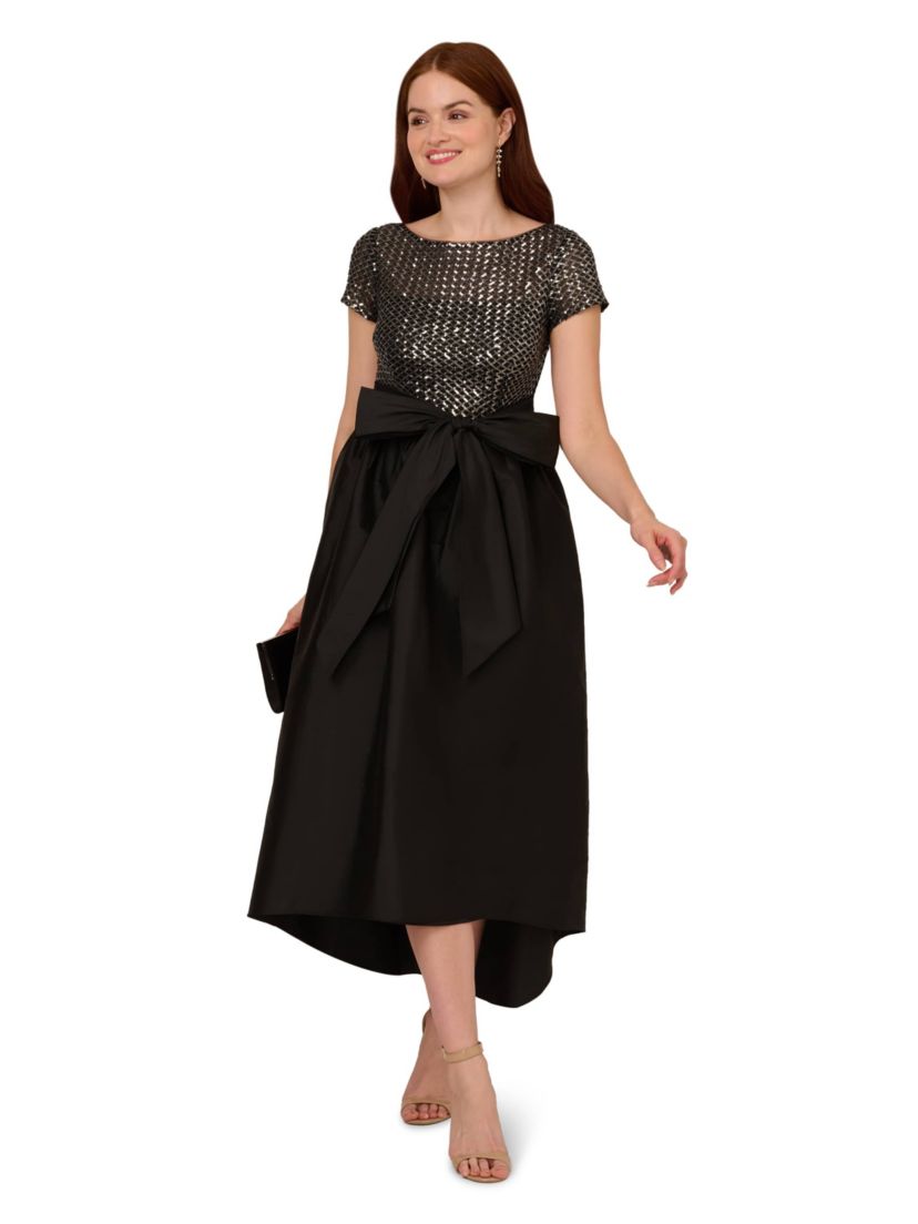Sequin High-Low Dress