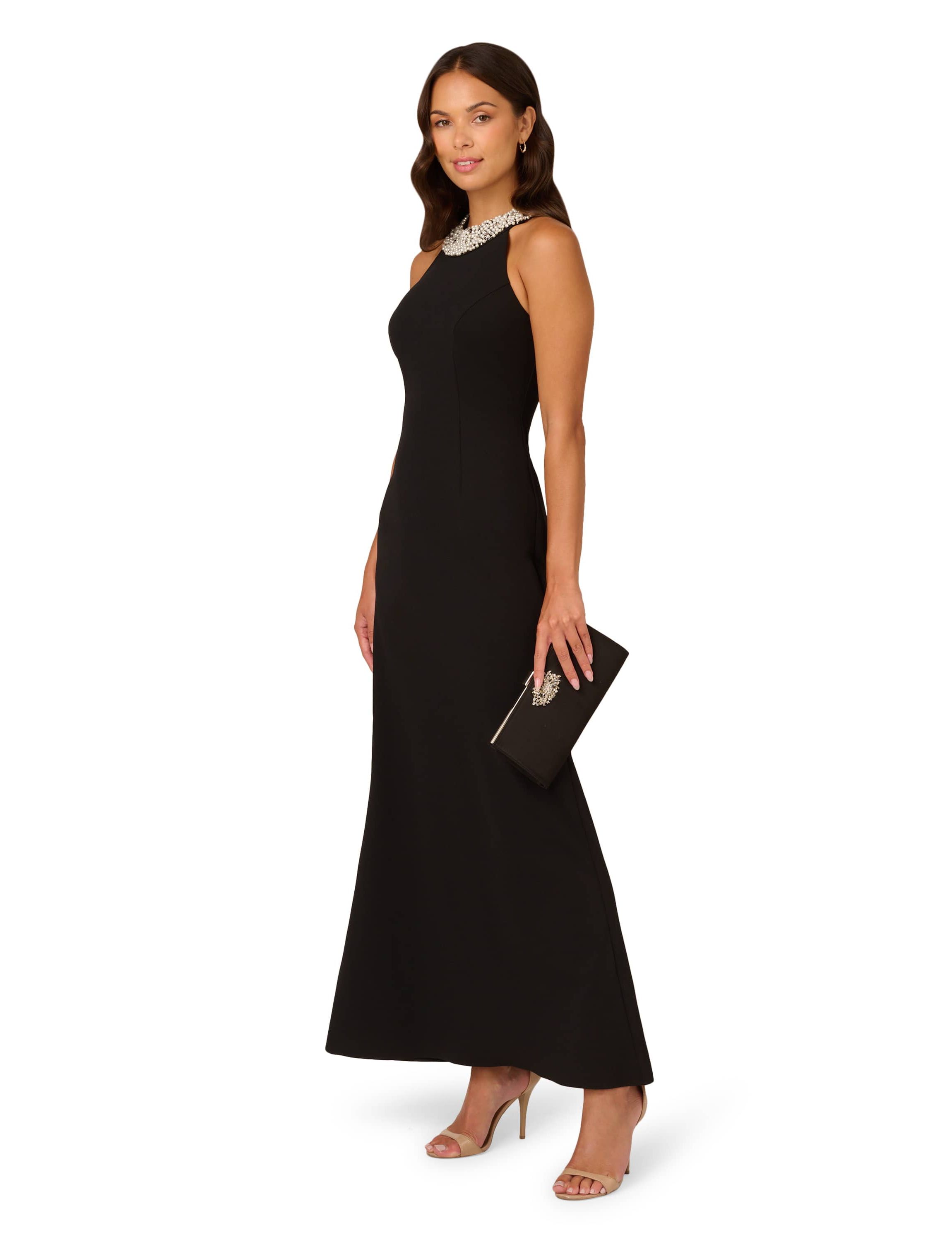 Beaded Halter Gown