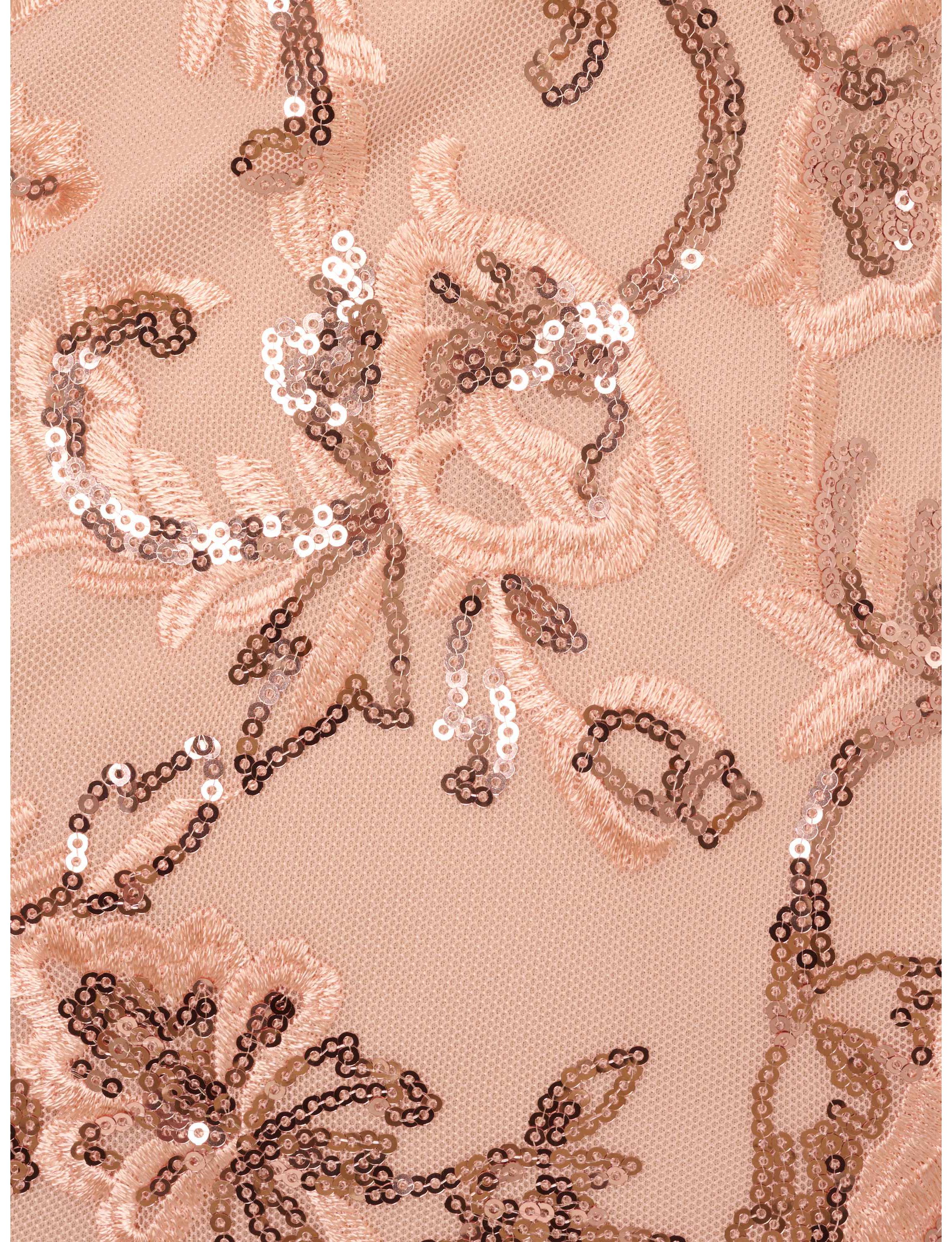 Sequin Embroidery Gown