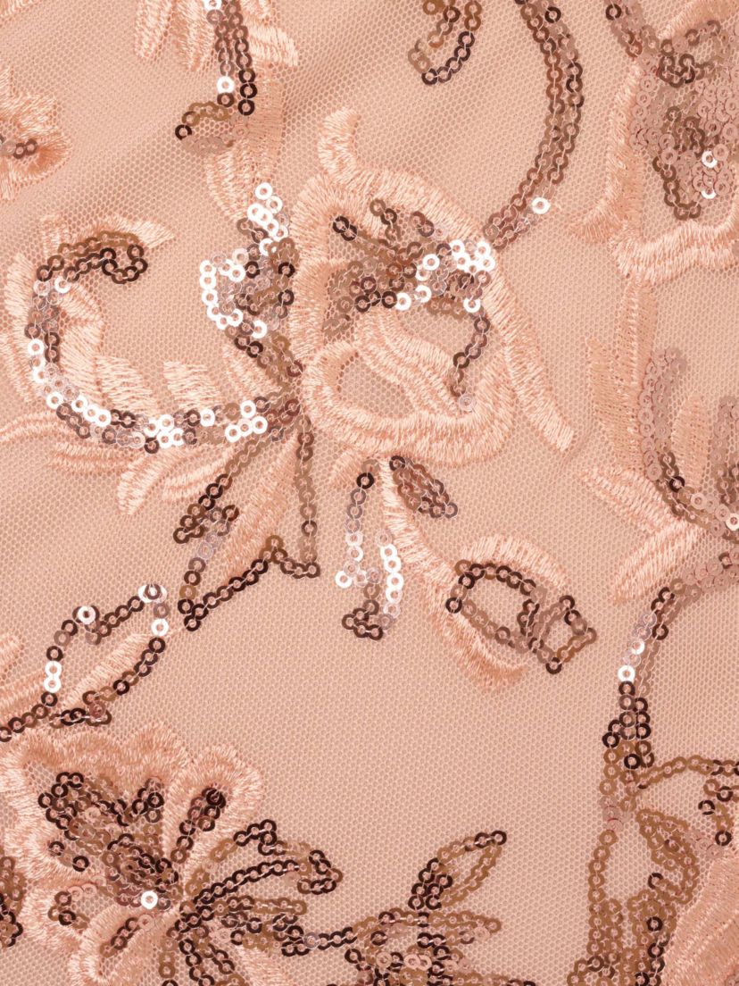 Sequin Embroidery Gown