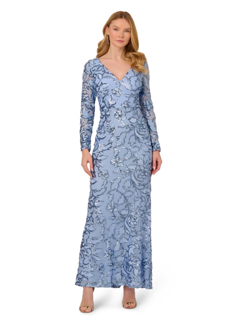 Stretch Sequin Mermaid Gown
