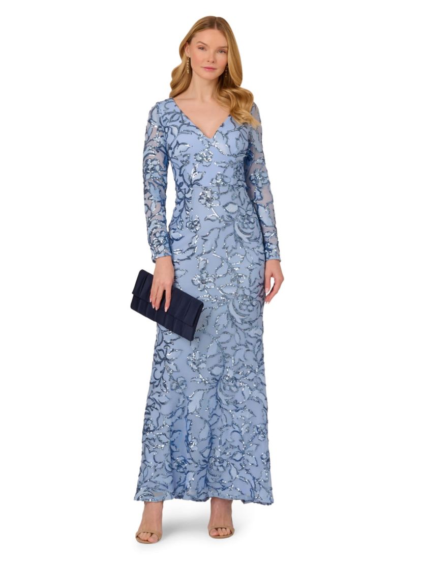 Stretch Sequin Mermaid Gown