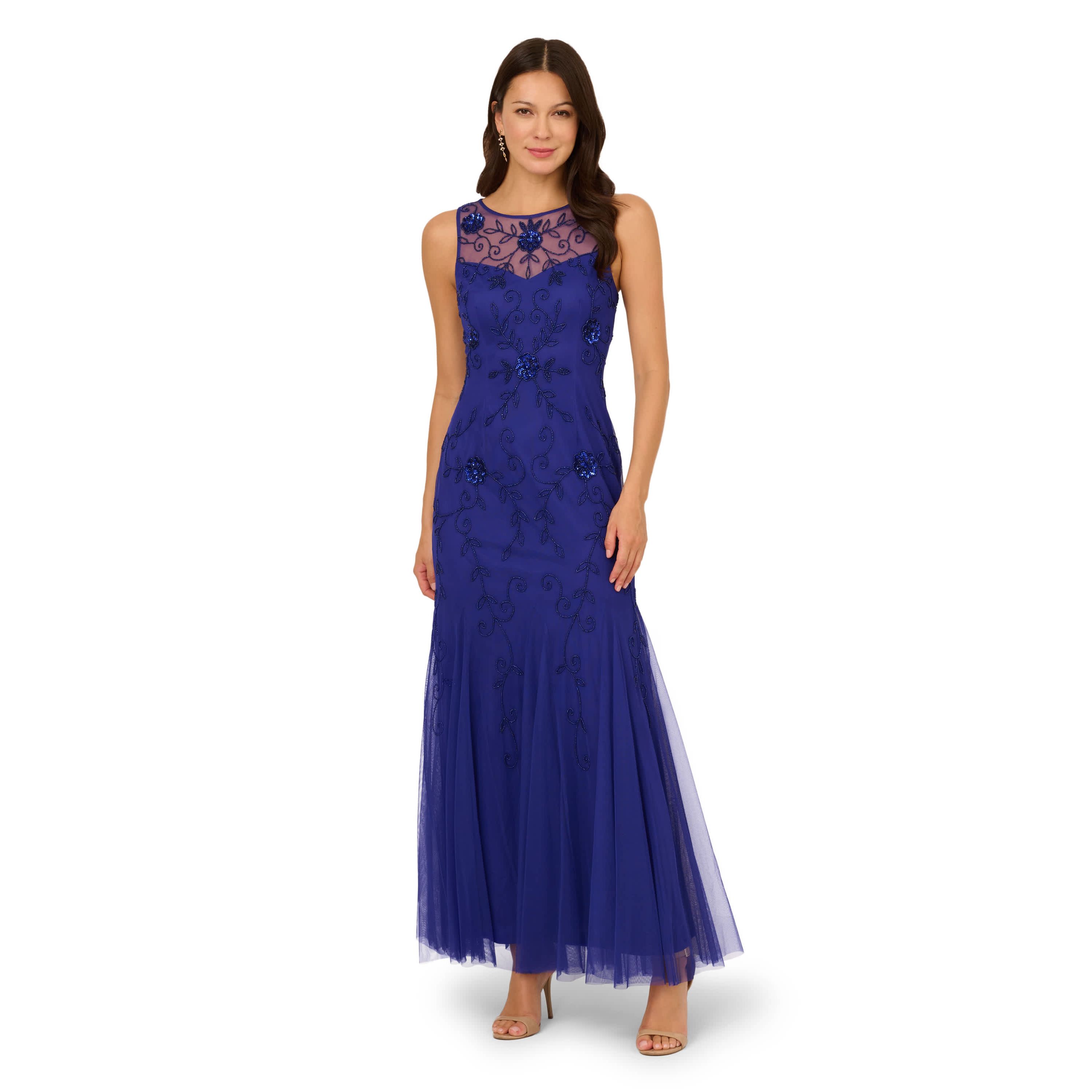 Off The Shoulder Draped Gown
