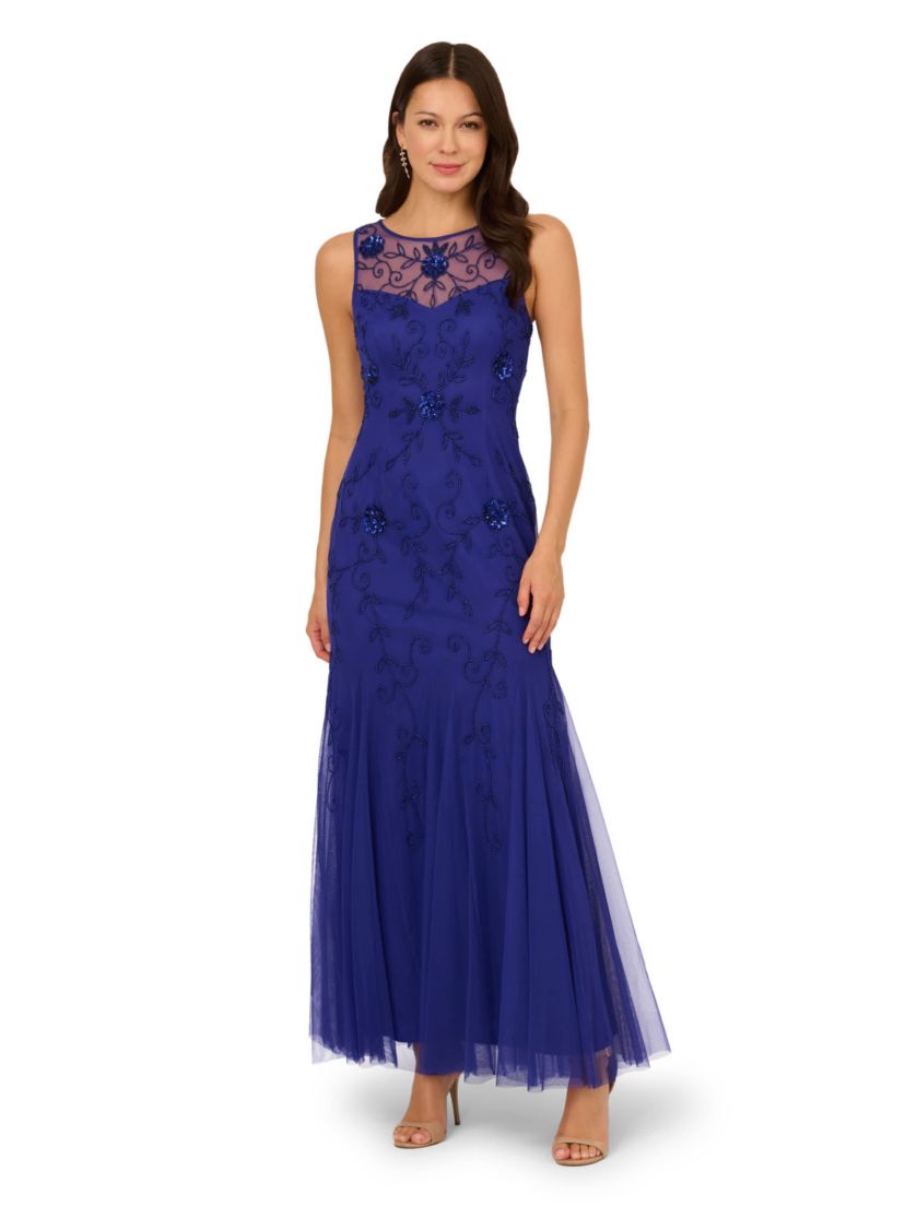Off The Shoulder Draped Gown