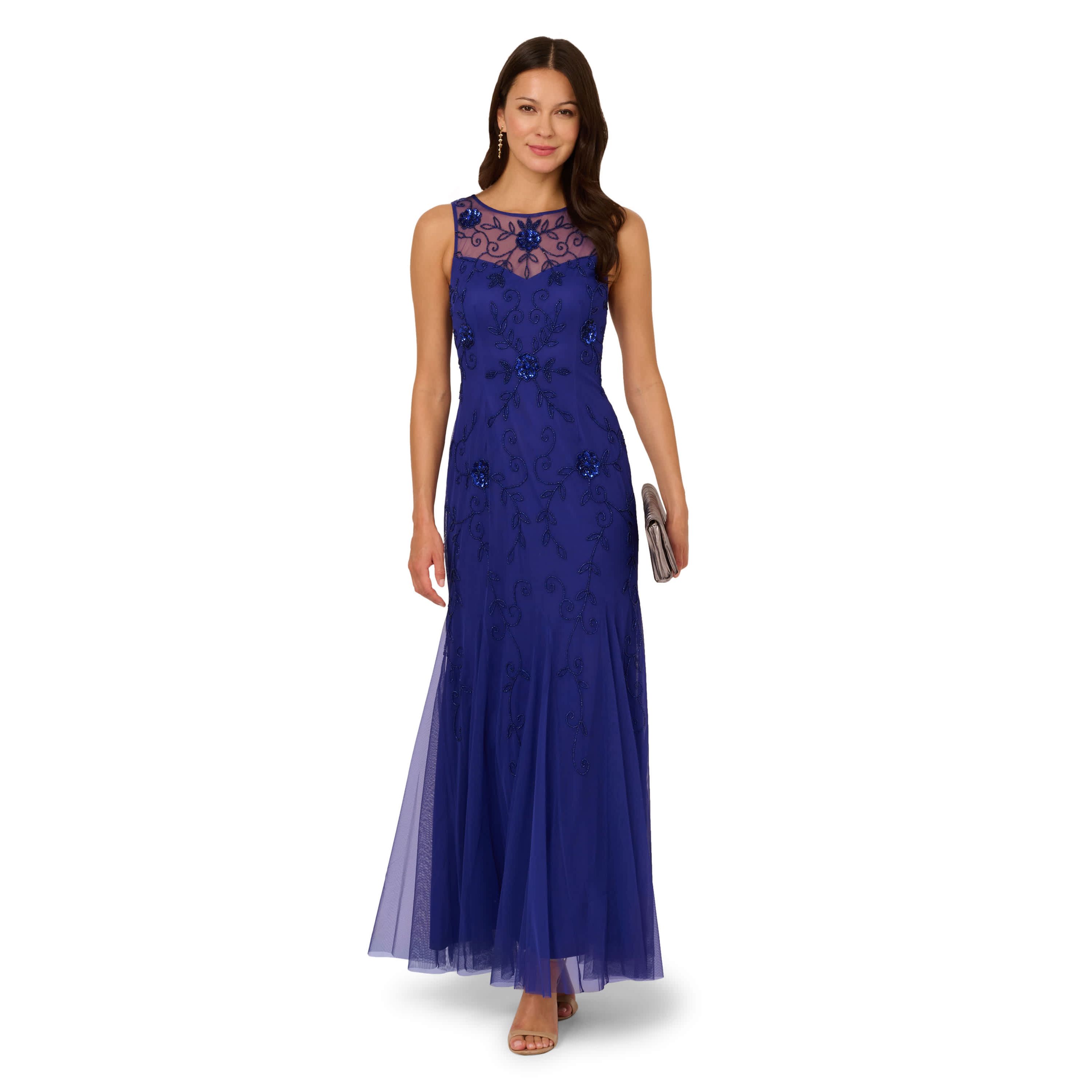 Off The Shoulder Draped Gown