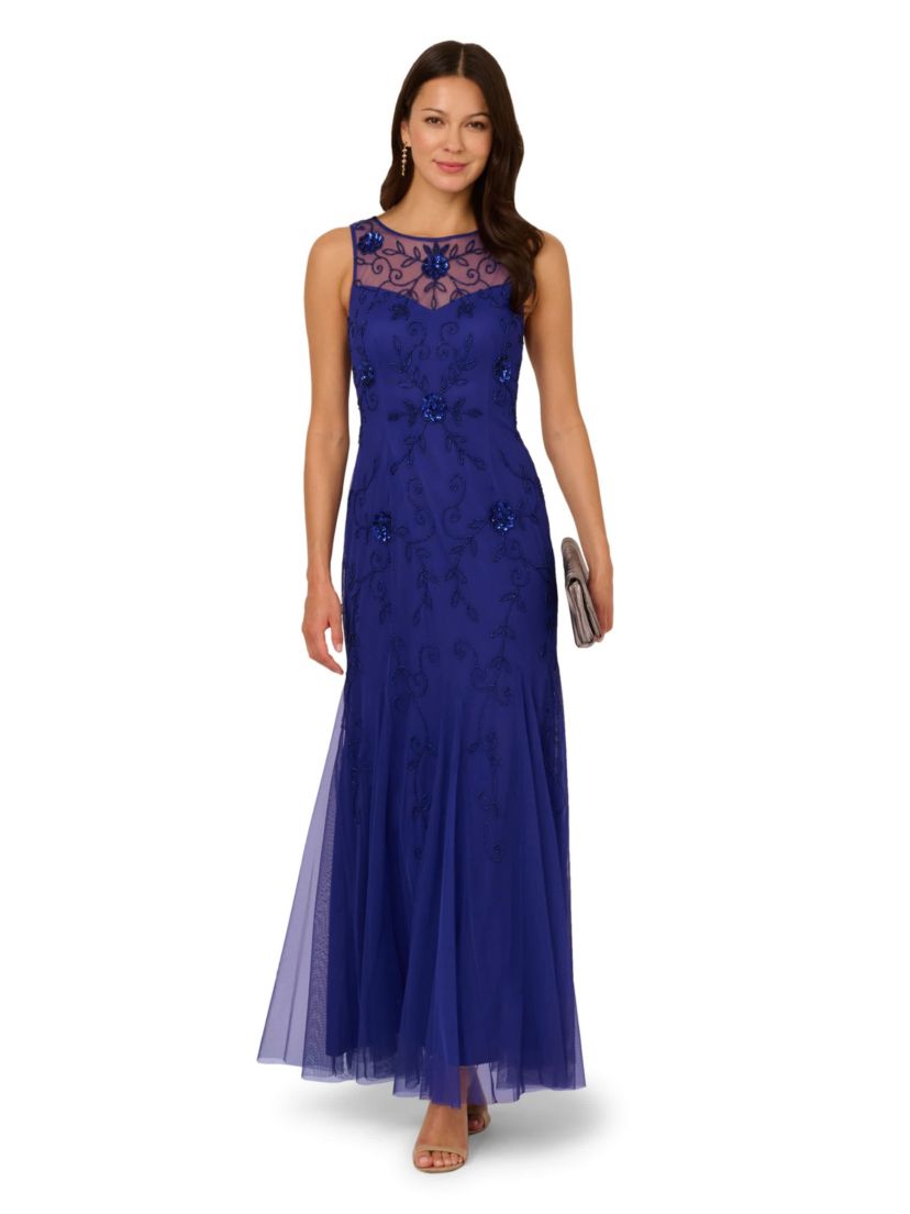 Off The Shoulder Draped Gown