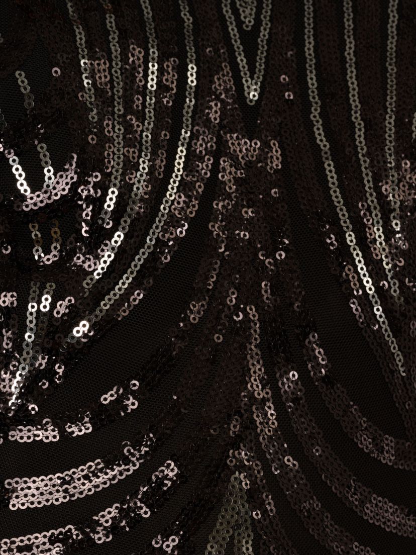 Sequin Halter Gown