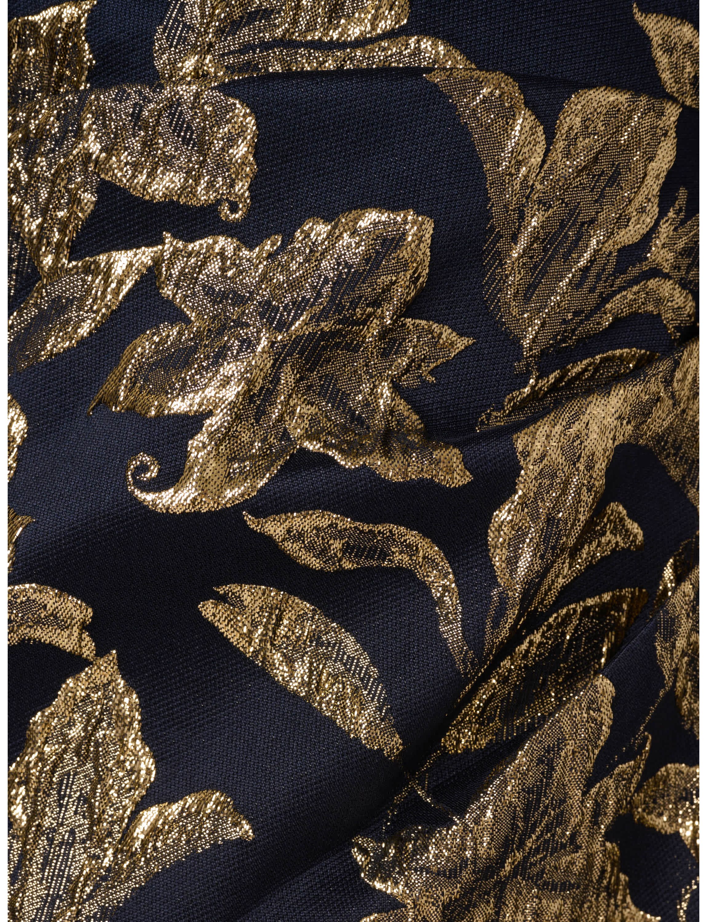 Stretch Jacquard Midi Dress