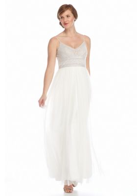 Adrianna Papell Bead And Sequin Embellished Gown Belk