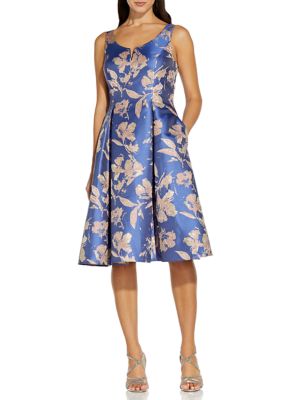 Adrianna Papell Women s Floral Jacquard Dress belk