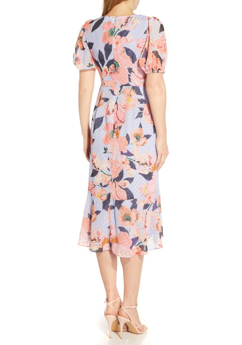 Adrianna Papell Women's Floral Print Chiffon Dress | Belk