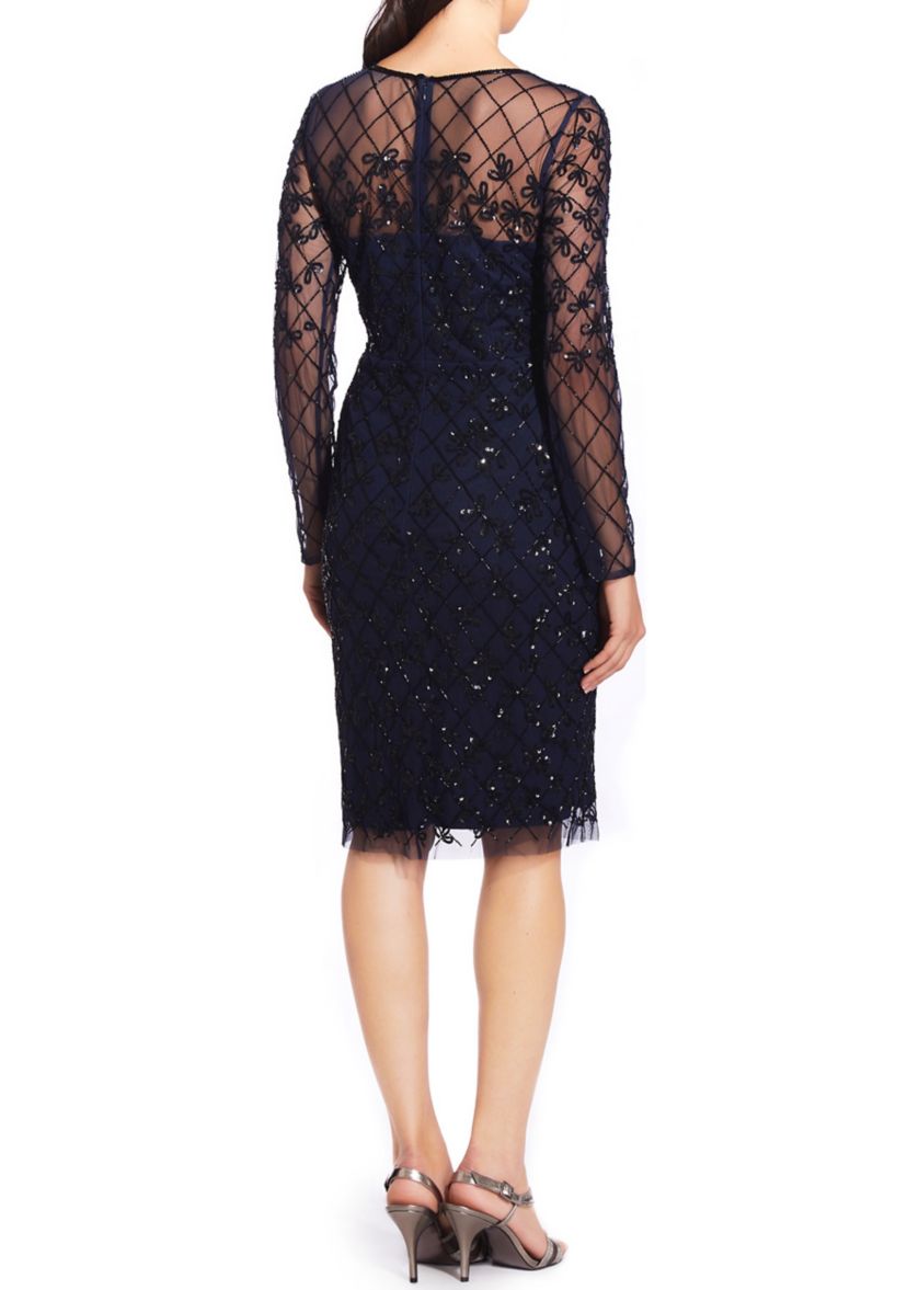 chinese dress ladies AP1E209305 Women's Beaded Cuff Long Sleeve Drape Jersey main image 0