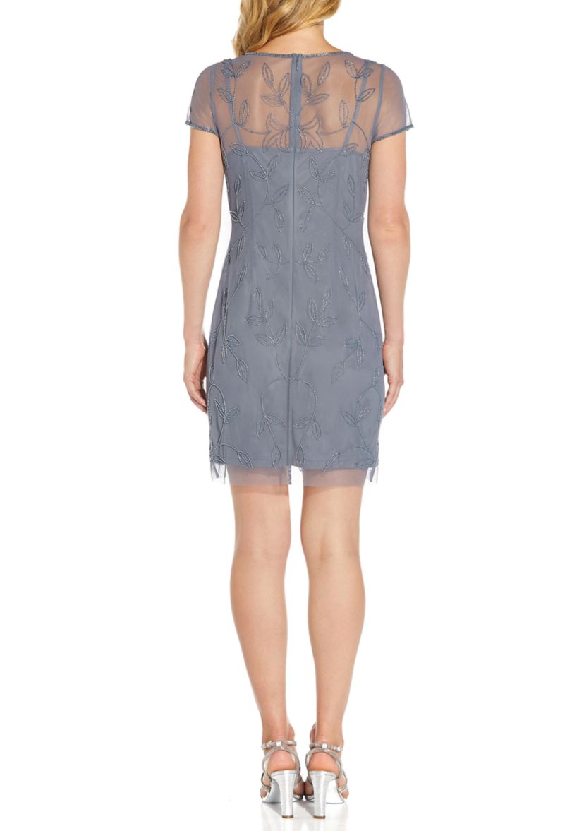 Short Beaded Cocktail Dress