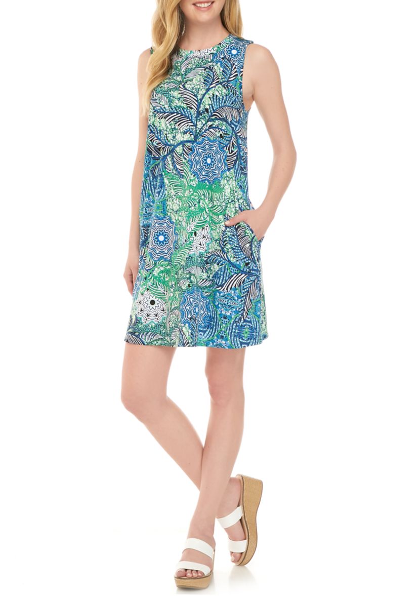 Womens Floral A Line Dress