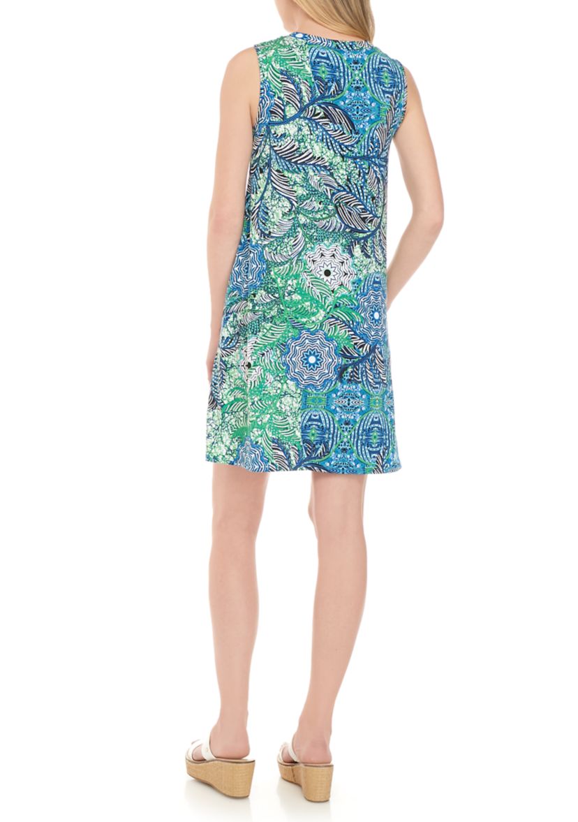 Womens Floral A Line Dress