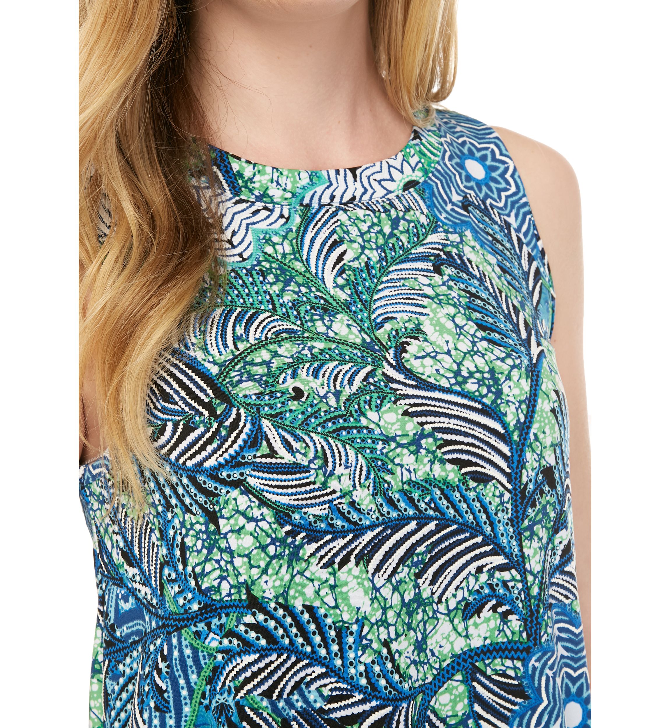 Womens Floral A Line Dress