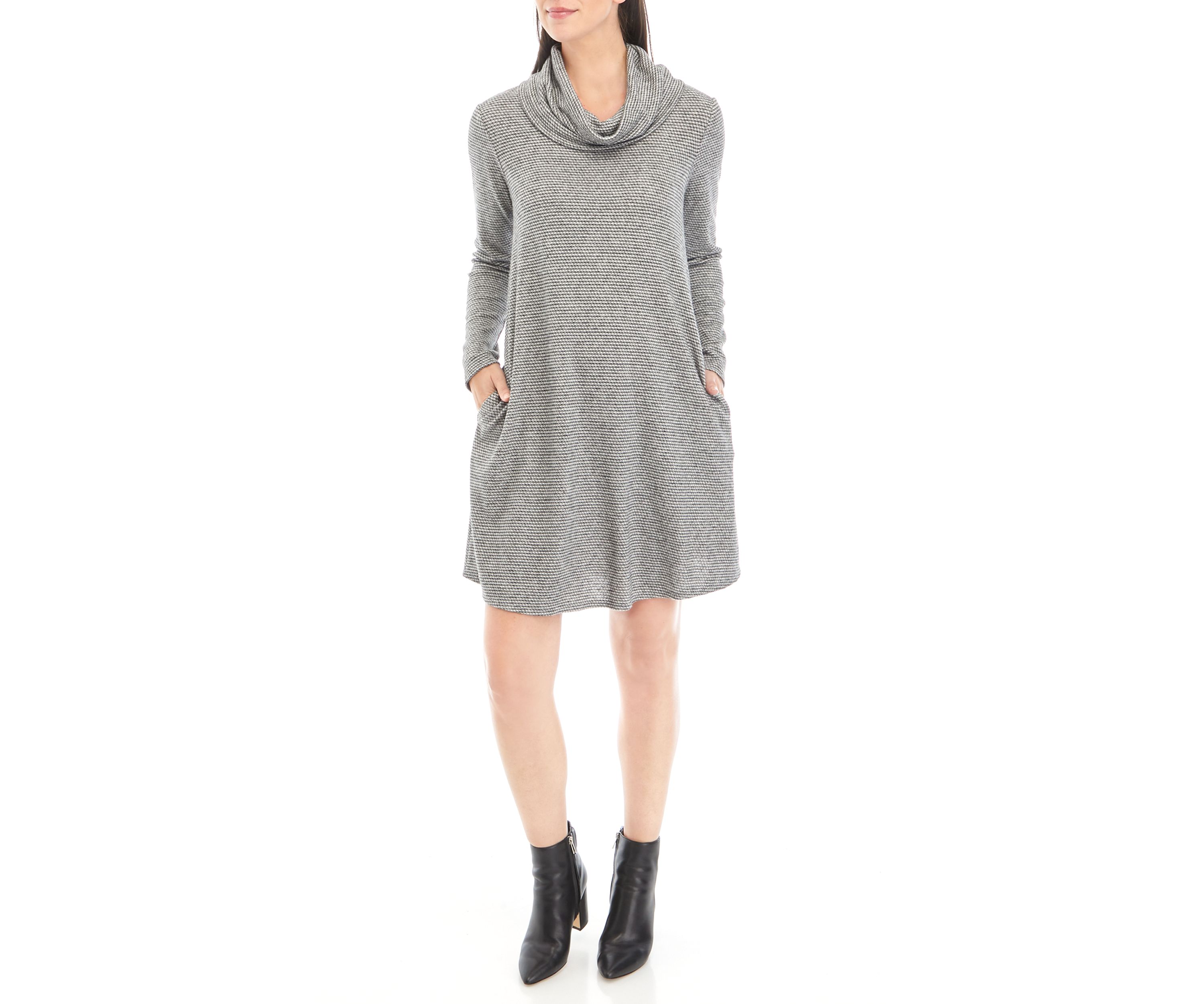 Womens Cowl Neck Dress