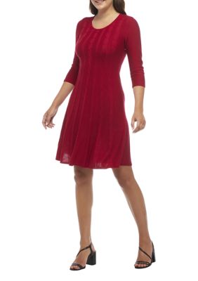 Nine West Women s Cable Knit Sweater Dress belk