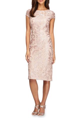 Alex Evenings Short Embroidered Dress | belk