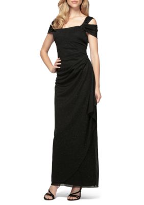 Women's Long Cold Shoulder Dress