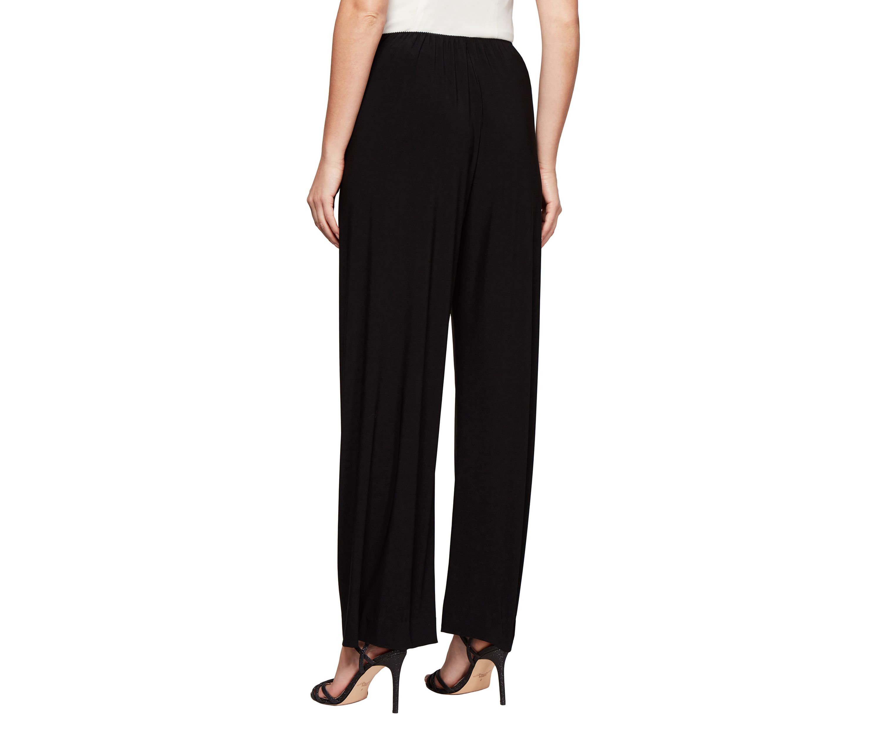 Womens Matte Jersey Straight Leg Pants