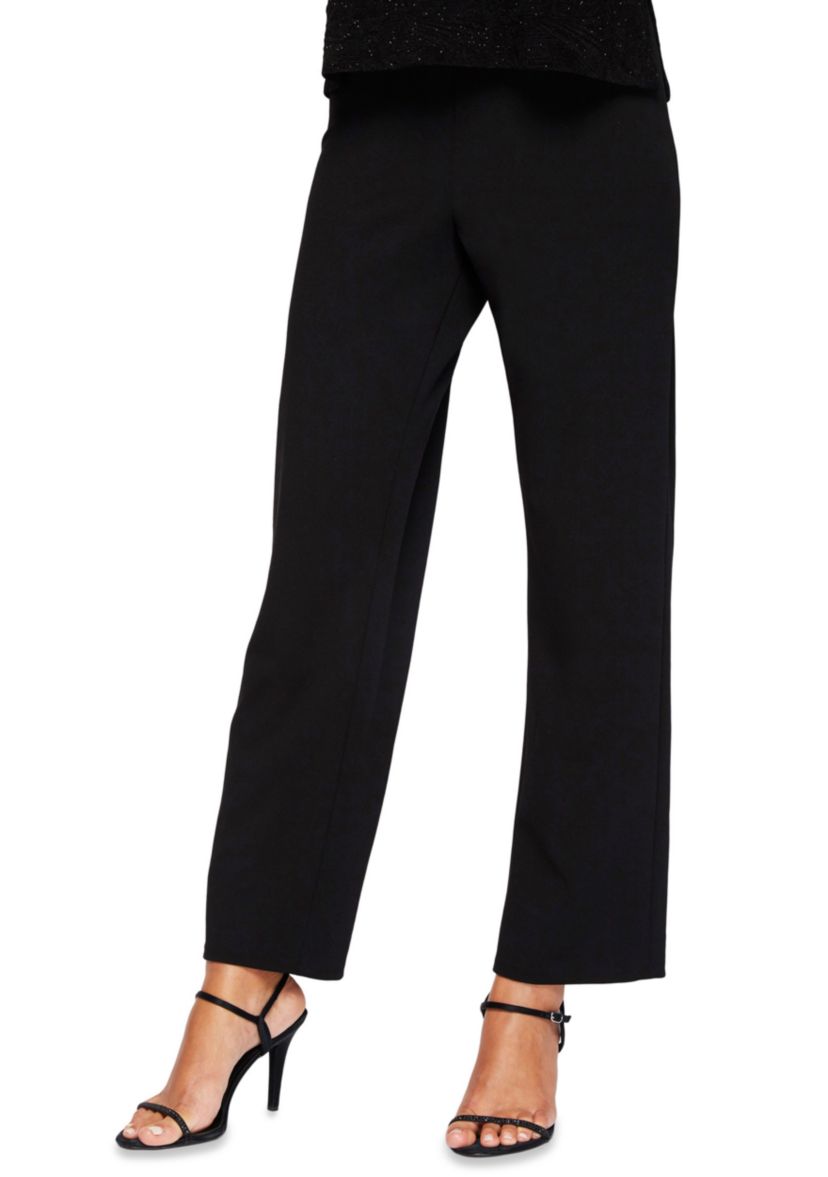Crepe Slim Leg Pants