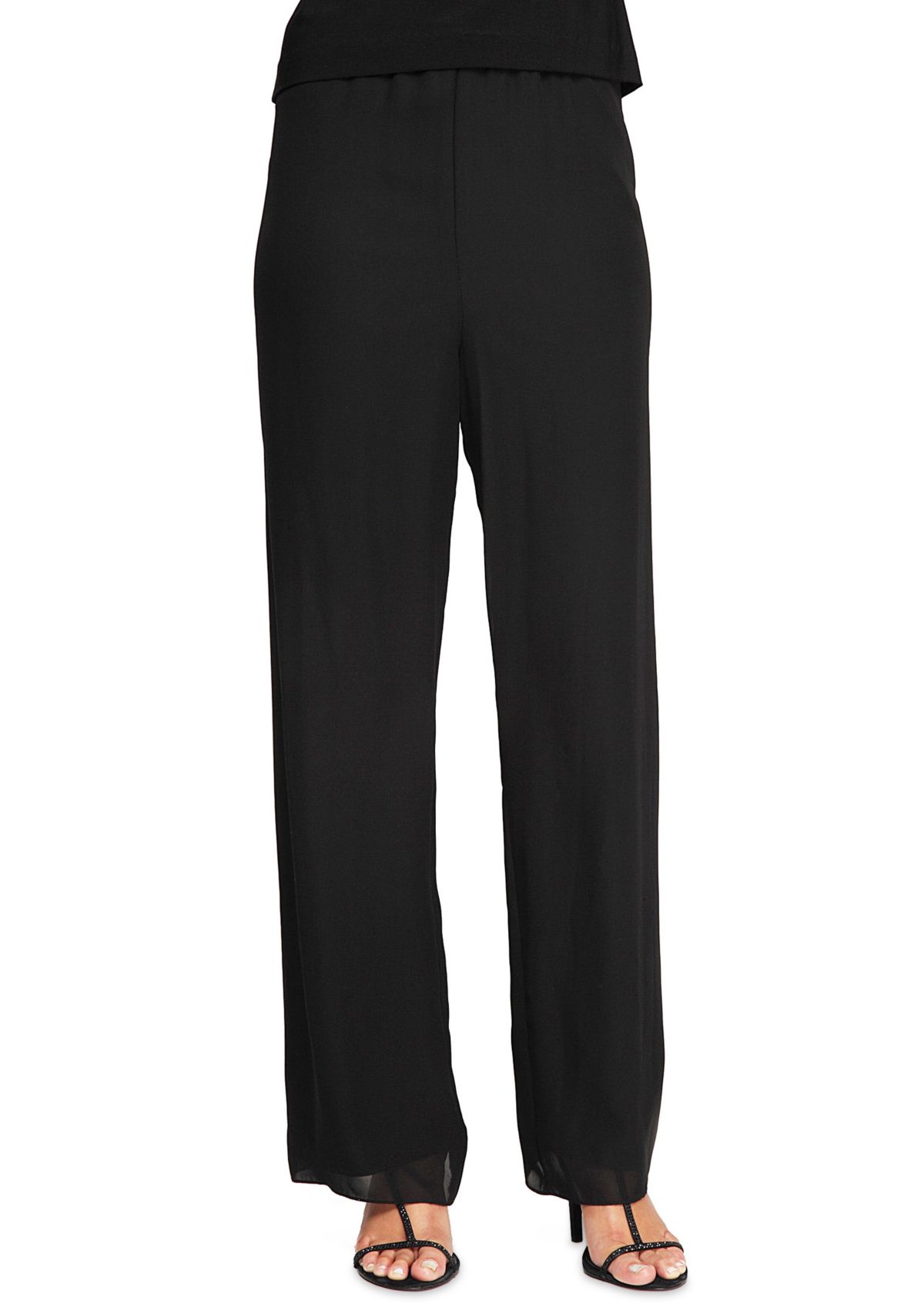 Womens Silky Chiffon Pants
