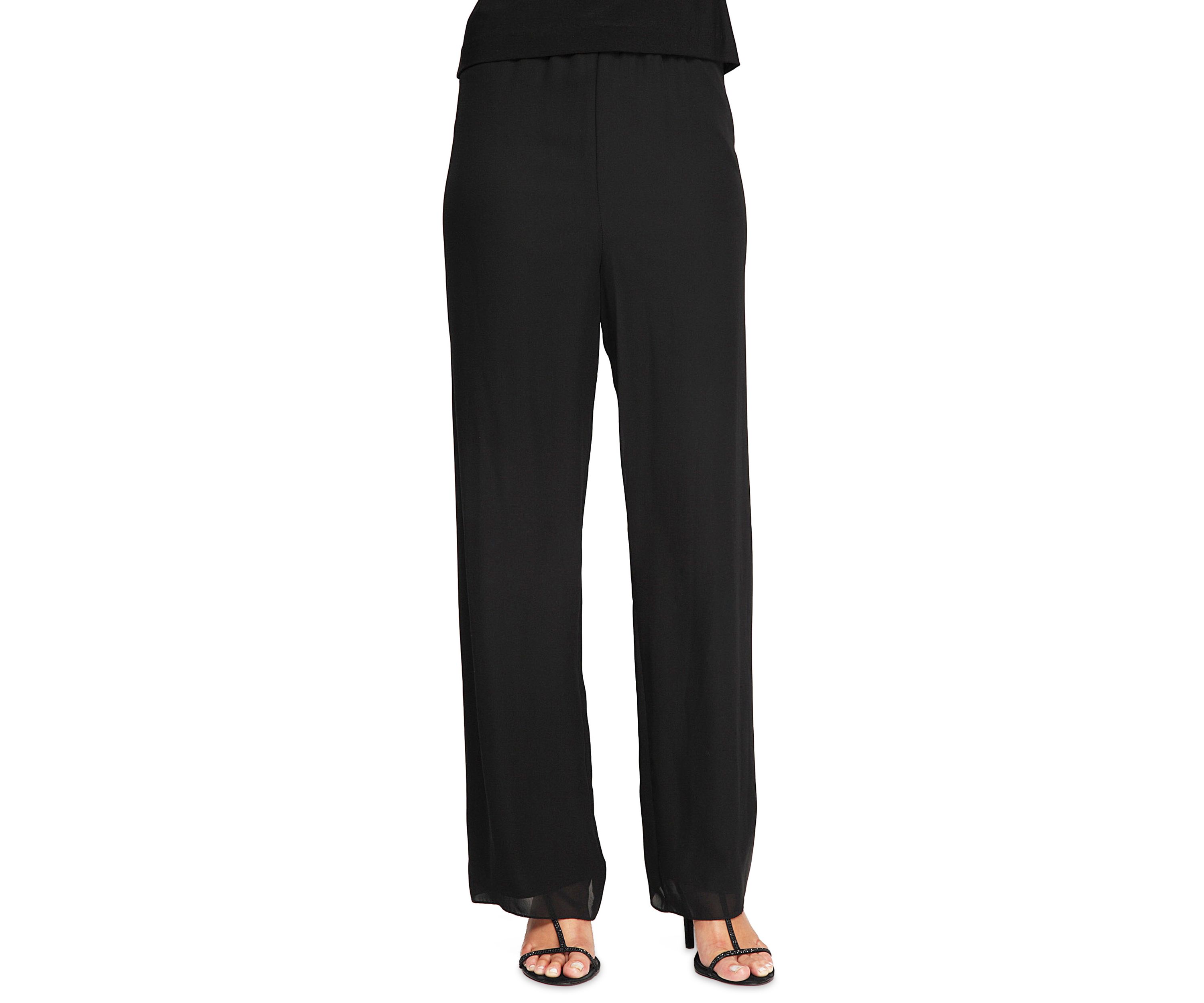 Womens Silky Chiffon Pants