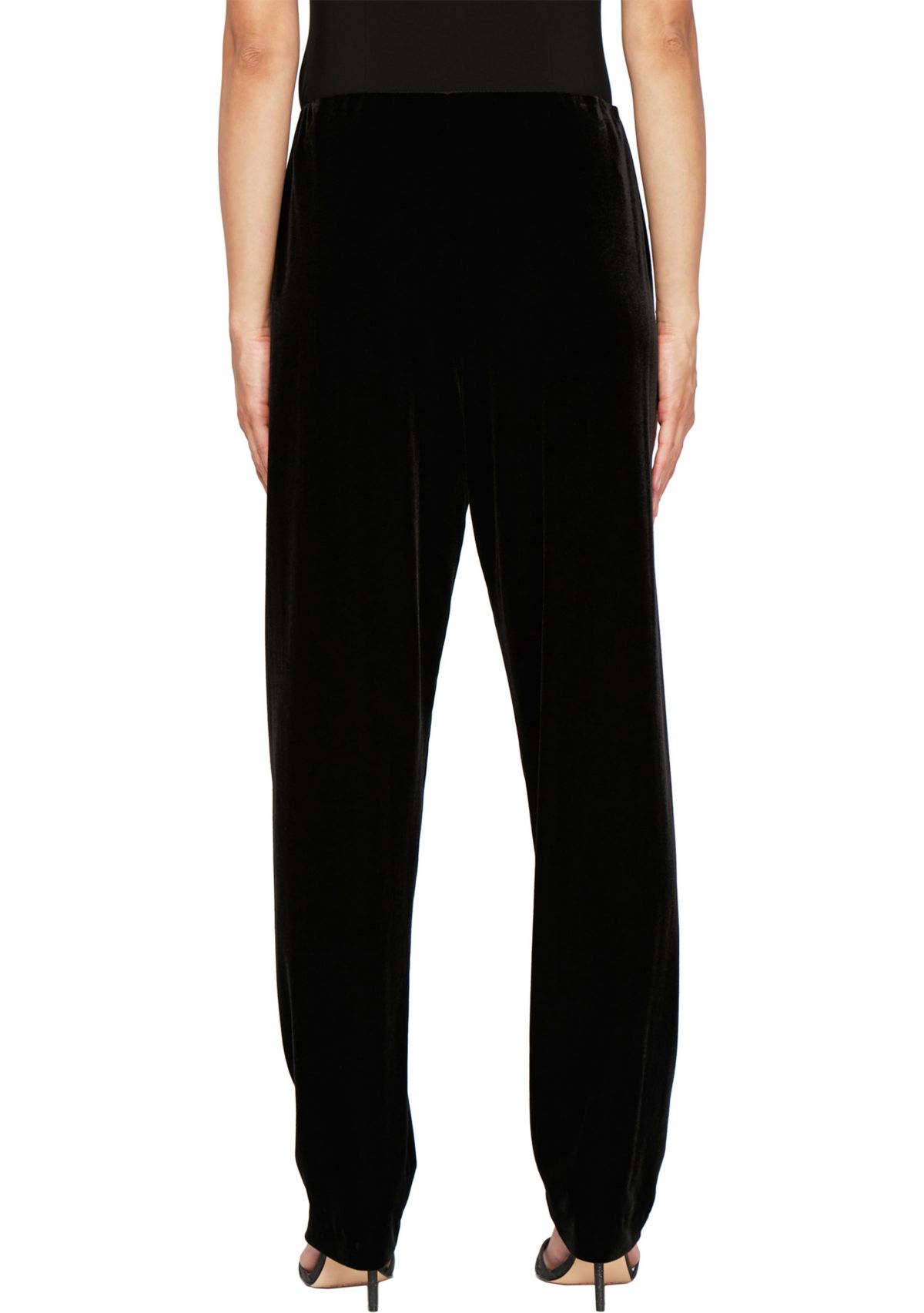 Womens Slim Leg Velvet Pants