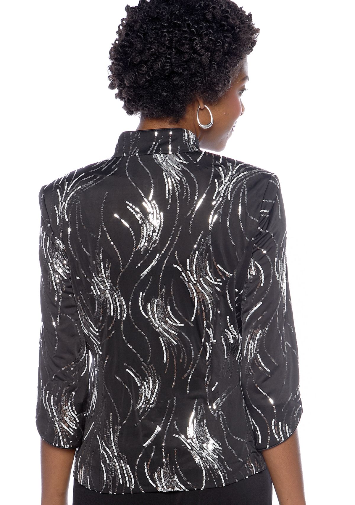 Womens Twinset with Mandarin Neck Jacket