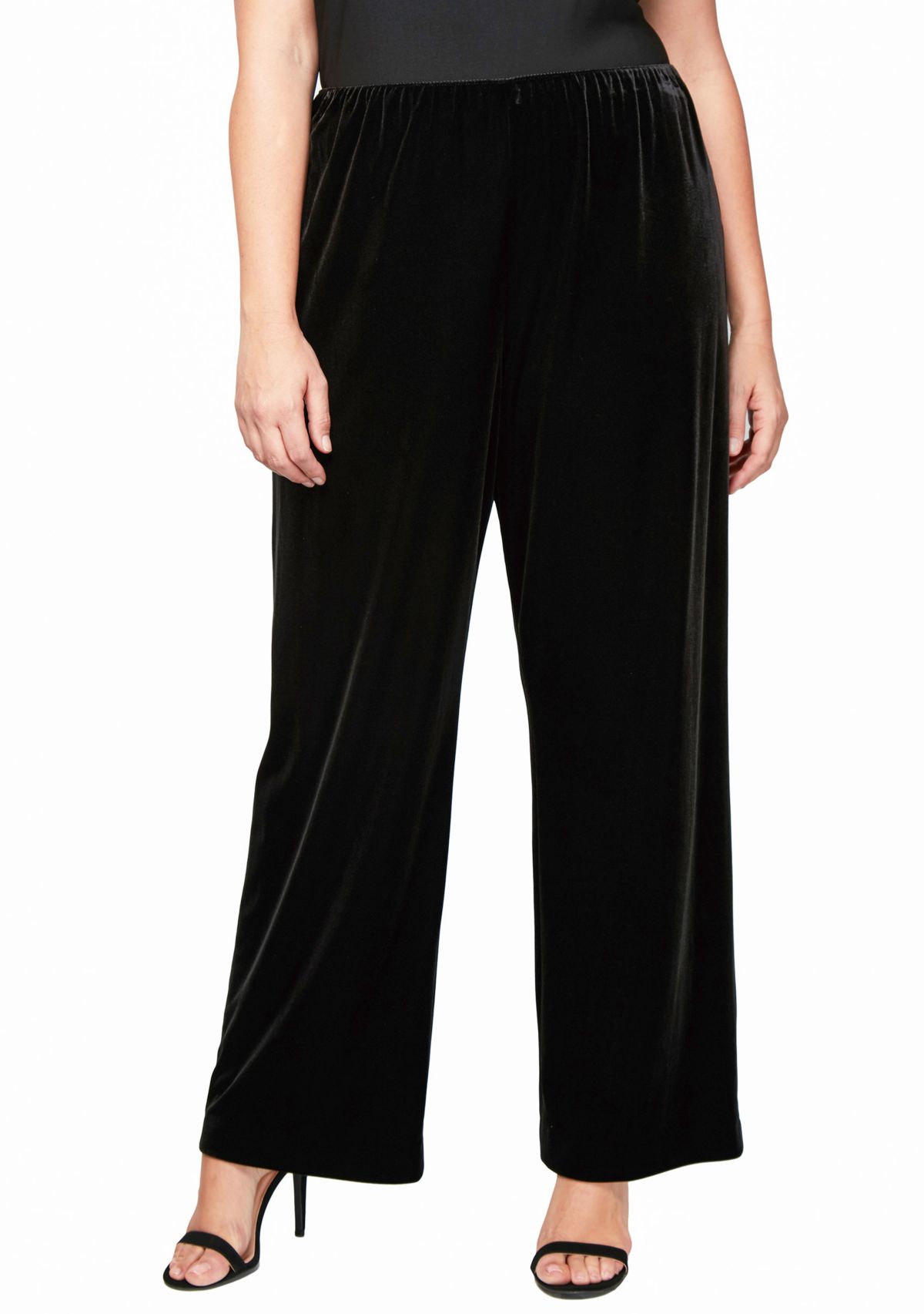 Plus Size Flat Front Pants