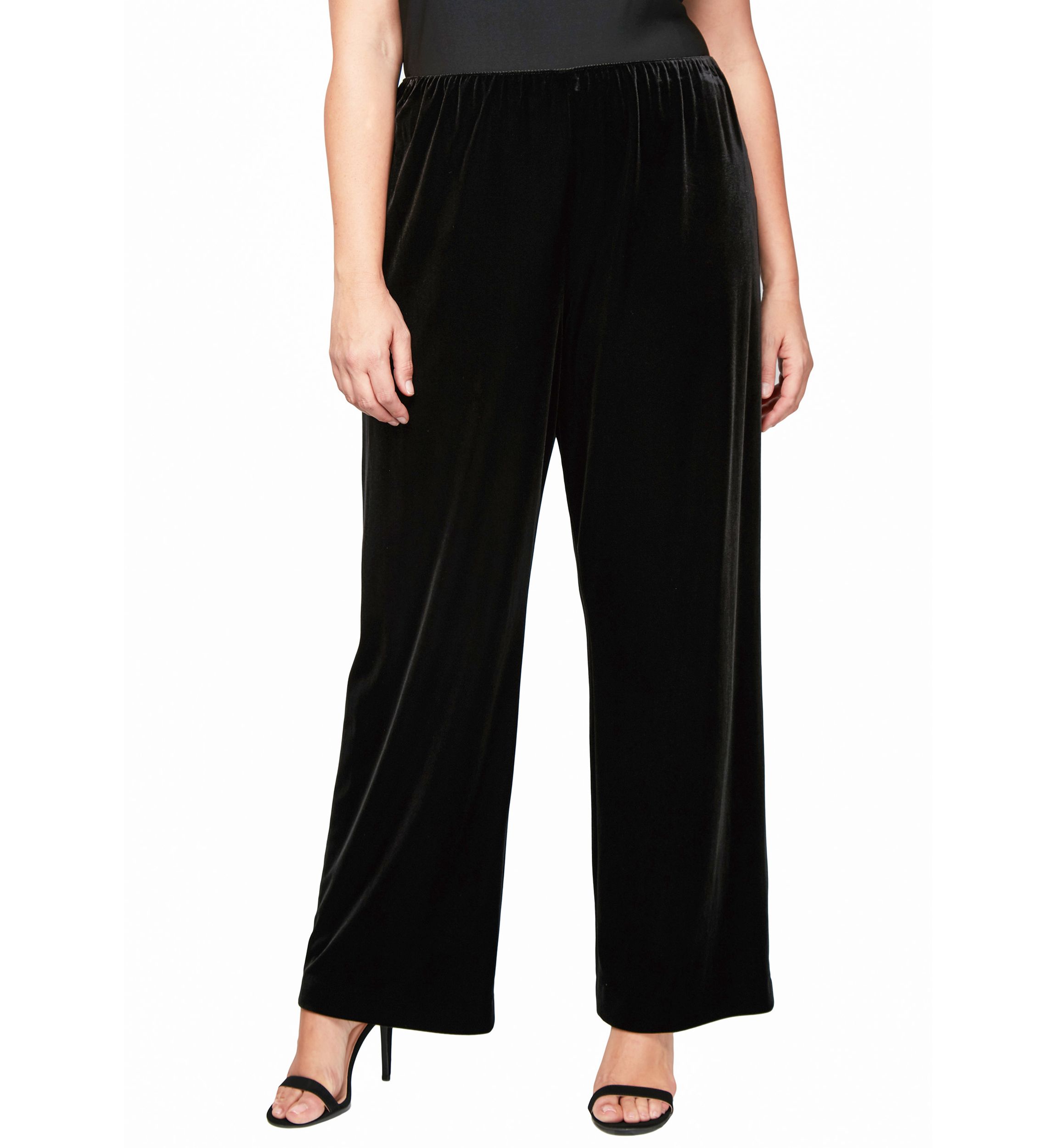 Plus Size Flat Front Pants