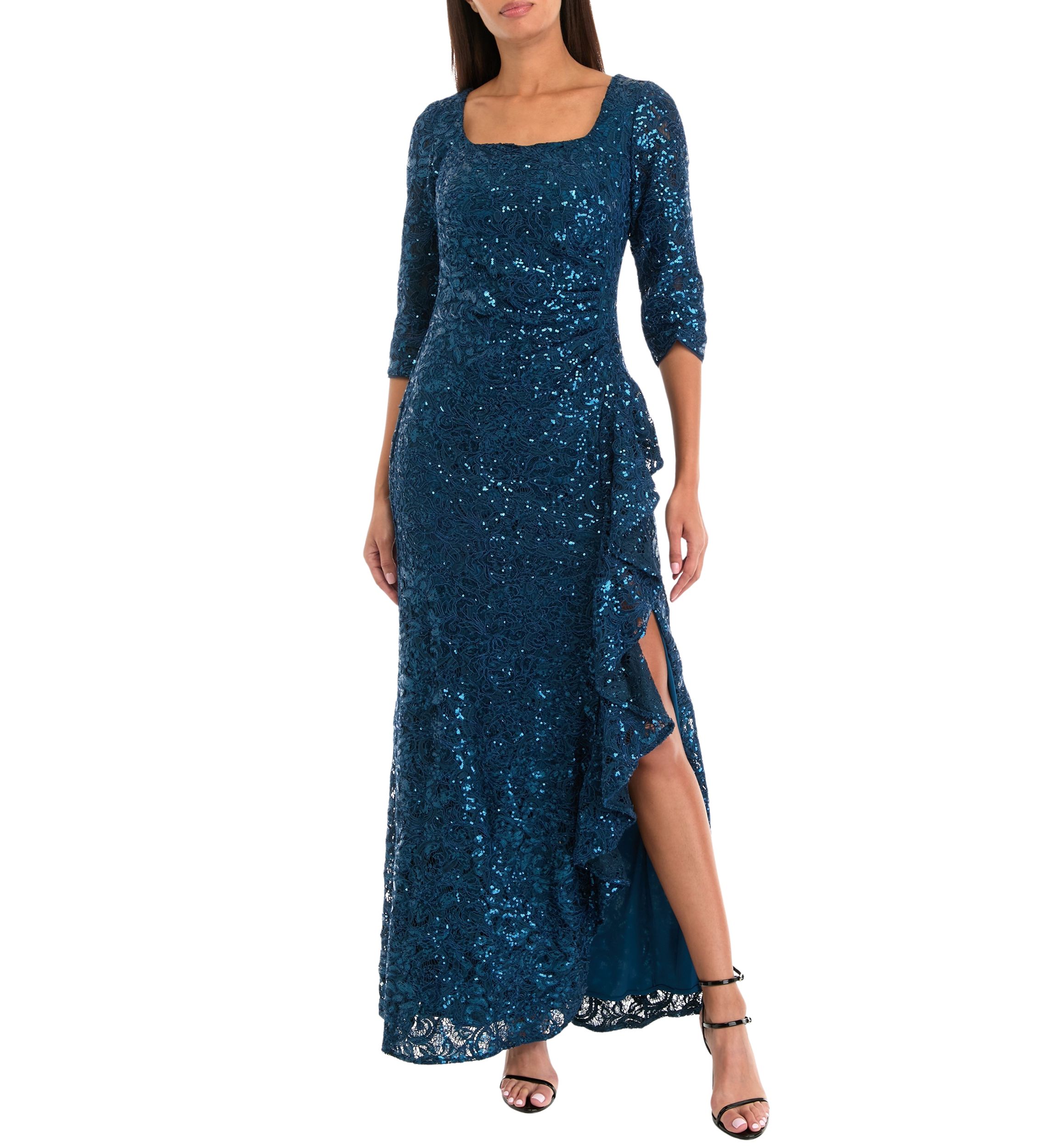 sachin and babi light blue dress Alex Evenings Women's Jacket Dresses