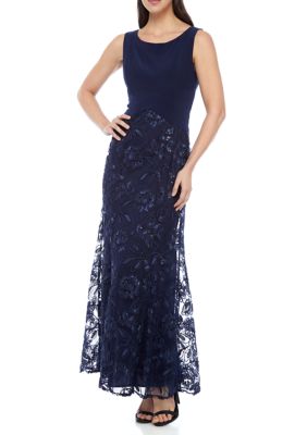 Alex Evenings Women s Long Fit and Flare Gown belk