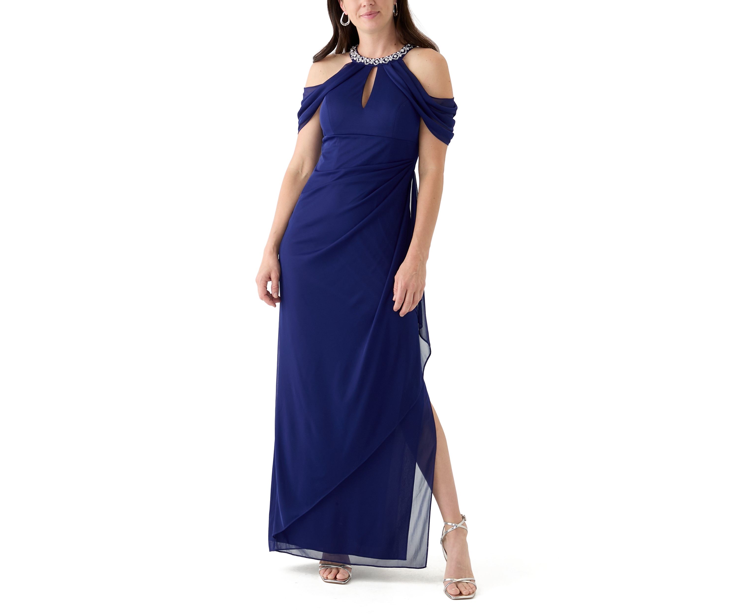 Womens Halter Neck Gown