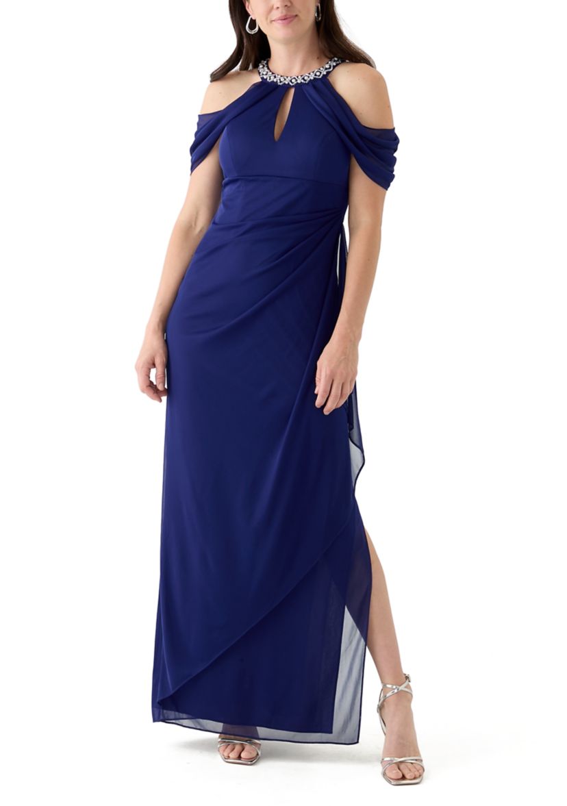 Womens Halter Neck Gown