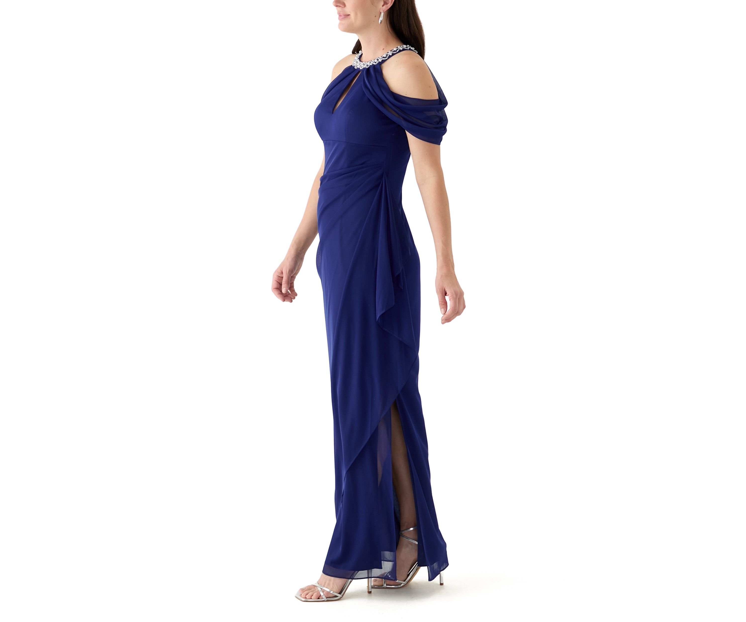 Womens Halter Neck Gown